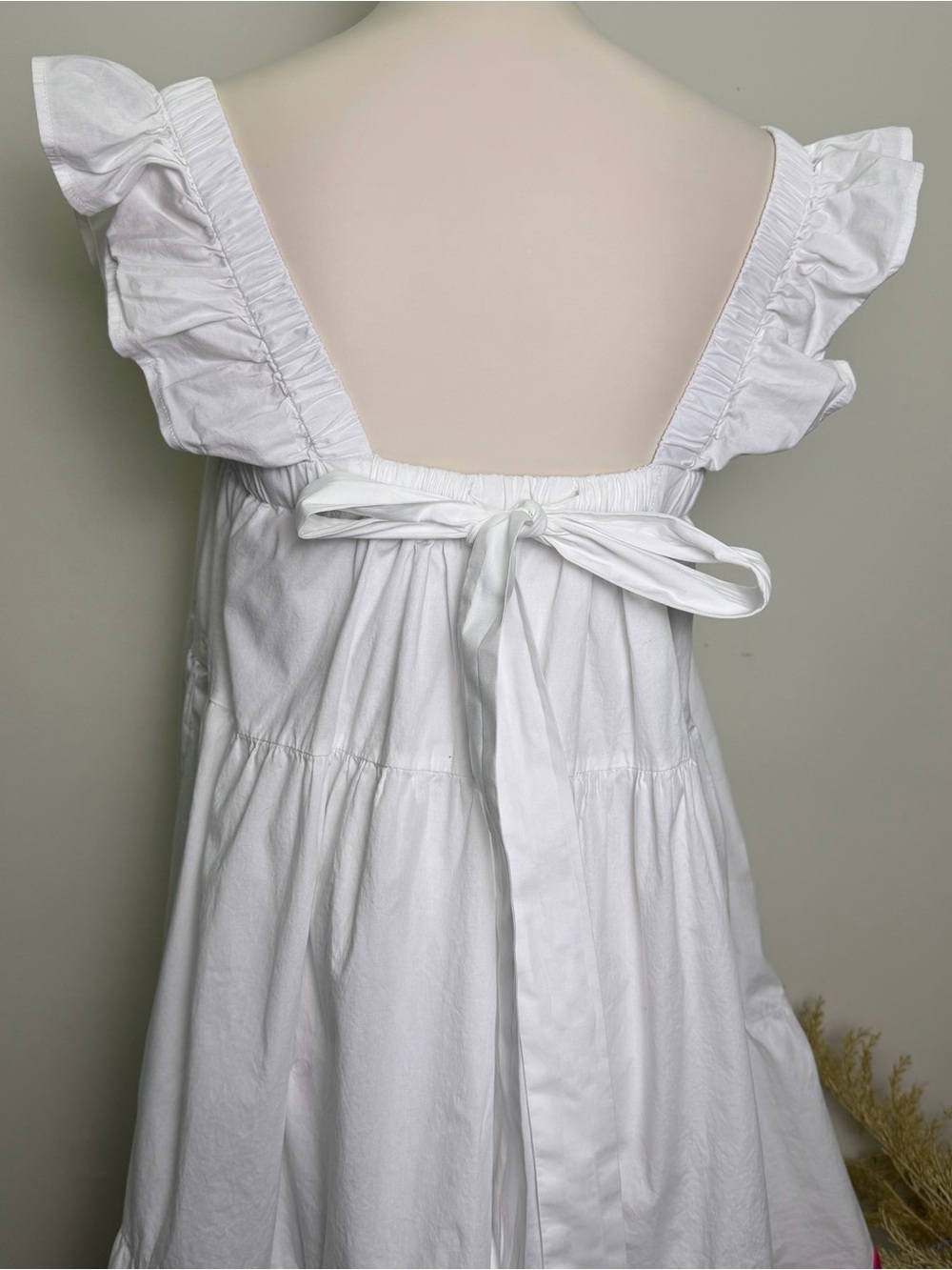 Crown & Ivy Rainbow Ric Rac Trim Tiered Dress Size Large Cotton - Picture 6 of 10